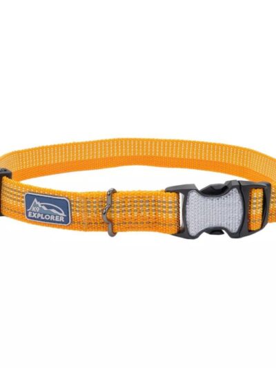 K9 Explorer Brights Reflective Adjustable Dog Collar Desert Extra Small 5/8"x 8"-12"