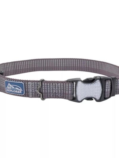 K9 Explorer Brights Reflective Adjustable Dog Collar Mountain Small 5/8"x 10"-14"