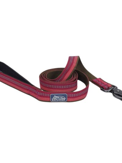 Coastal Products K9 Explorer Reflective Dog Leash With Scissor Snap Berry