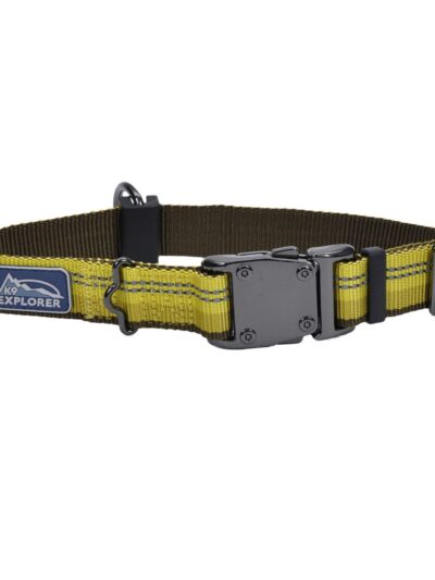 Coastal Products K9 Explorer Reflective Adjustable Dog Collar Golden Rod