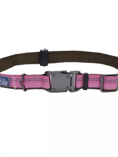 Coastal Products K9 Explorer Reflective Adjustable Dog Collar Rosebud