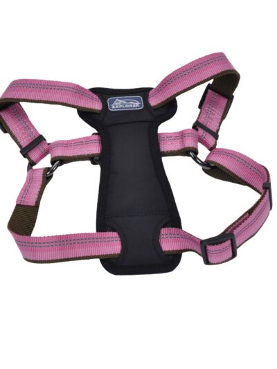 Coastal Products K9 Explorer Reflective Adjustable Padded Dog Harness Rosebud