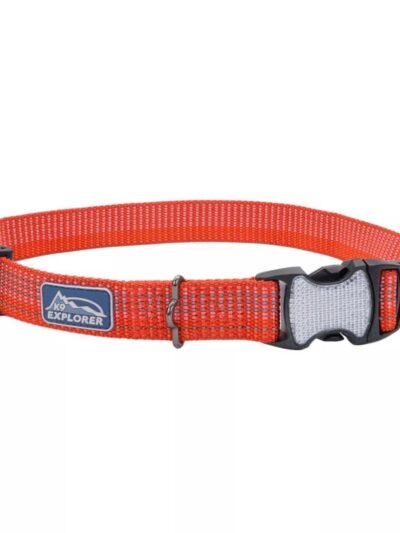 K9 Explorer Brights Reflective Adjustable Dog Collar Canyon Large 1"x 18"-26"
