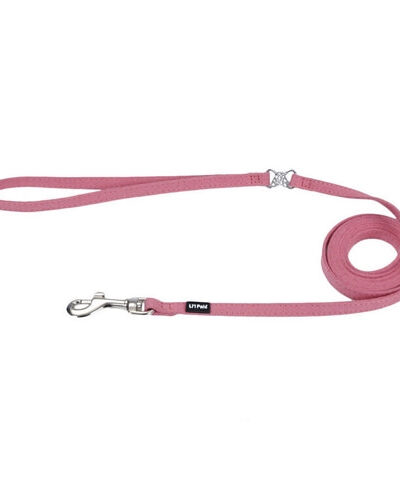 Coastal Lil Pals Suede Jeweled Leash Pink 5/16X6Ft