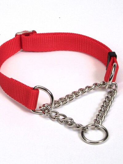 Check-Choke Adjustable Check Training Dog Collar Red 1ea/5/8 In X 10-14 in