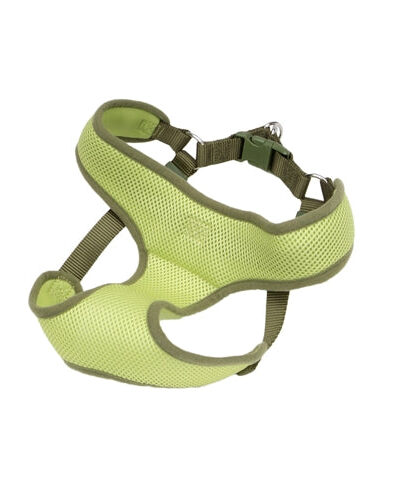 Coastal Pet-Comfort Soft Lime Wrap Adjustable Harness, 3/8 Inch Lime Girth 14 Inch-16 Inch