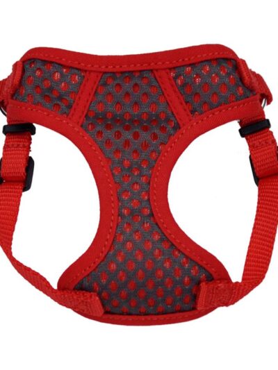 Comfort Soft Sport Wrap Adjustable Dog Harness Grey/Red 1ea/XS, 5/8In X 16-19 in