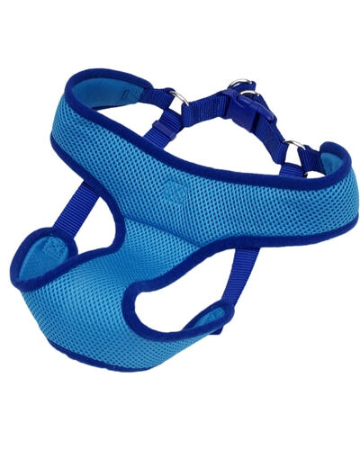 Coastal Pet-Comfort Soft Wrap Adjustable Harness, 3/4 Inch Blue Girth 19 Inch-23 Inch