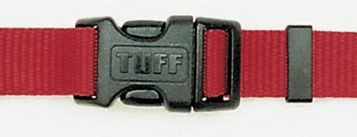 Coastal Adjustable Nylon Collar With Tuff Buckle Red 1X20In