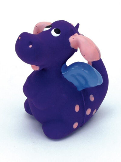 Rascals Latex Dog Toy Dragon 1ea/3 in
