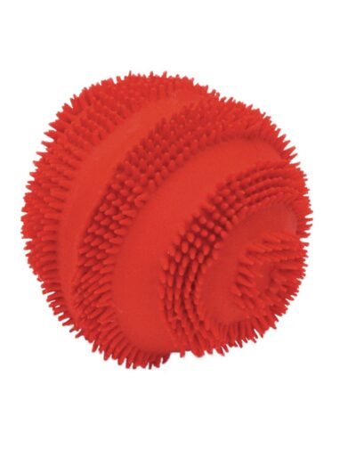 Rascals Latex Dog Toy Spiny Ball Red 1ea/2.5 in