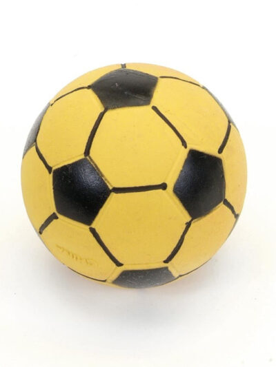 Rascals Latex Dog Toy Soccerball Yellow 1ea/3 in