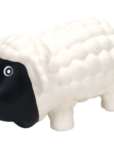 Coastal Rascals Latex Toy Sheep White 6.5In