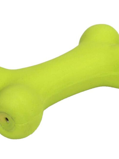 Coastal Rascals Latex Toy Bone Lime 5.5In