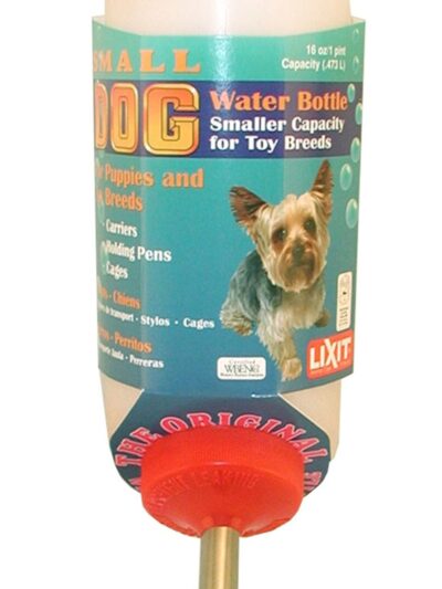 Lixit Small Dog Water Bottle White, Silver 1ea