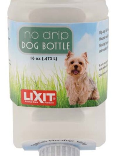 Lixit Top Fill Dog Water Bottle White 1ea/16 oz