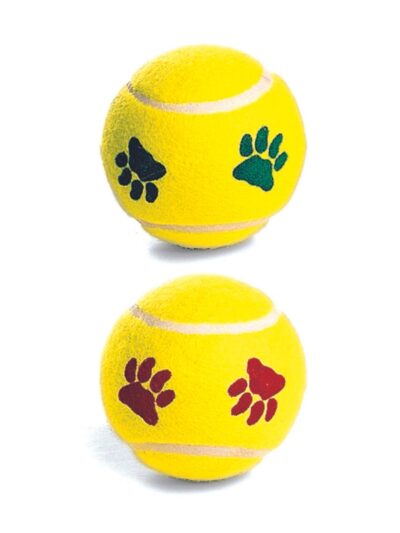 Spot 2.5†Paw Print Tennis Balls 2-pack