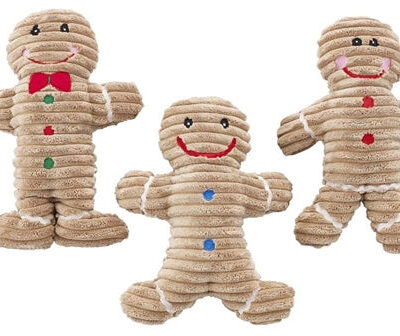 Spot Ethical Holiday Gingerbread Dog Toy*