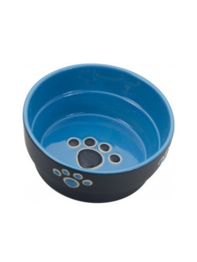Spot 5" Dog, Blue Fresco Stoneware