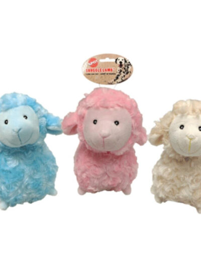 Ethical Snuggle Lamb Plush Dog Toy Assorted