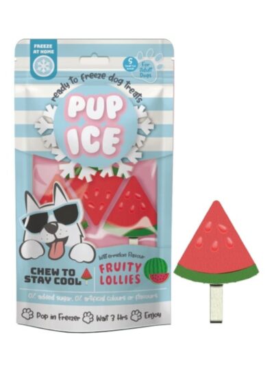 Pup Ice Fruity Lollies Watermelon 3 Pk
