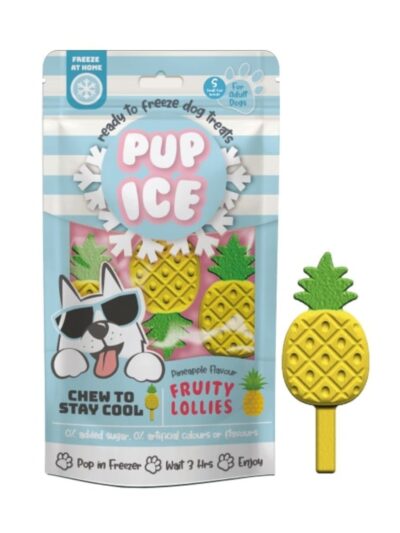 Pup Ice Fruity Lollies Pineapple 3 Pk