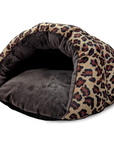 Ethical Pet Sleep Zone Cheetah Cuddle Cave 22? Chocolate