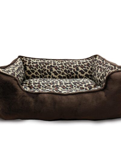 Ethical Pet Sleep Zone Cheetah Step In 18" Chocolate