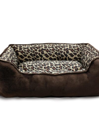 Ethical Pet Sleep Zone Cheetah Step In 31" Chocolate