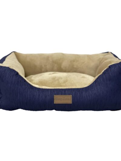Ethical Pet Sleep Zone Wood Grain Stepin 20" Navy