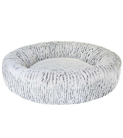 Ethical Bed 2 Tone Plush White/Blac 18"