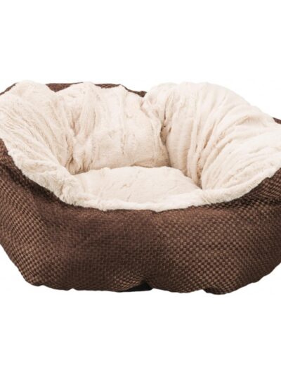 Ethical Pet Sleep Zone Basket Weave Cuddler 18" Chocolate