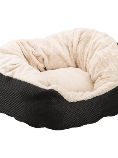 Ethical Pet Sleep Zone Basket Weave Cuddler 18" Black