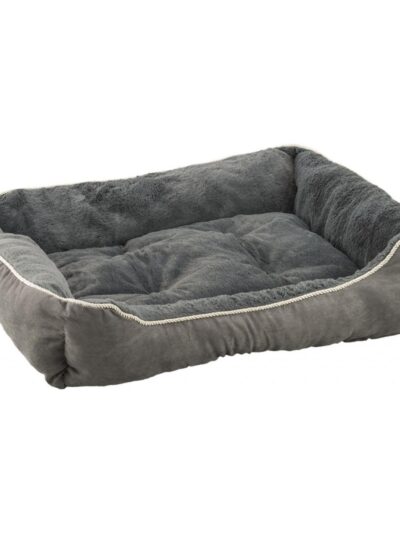 Ethical Pet Sleep Zone Piping Trim Slumber 28" Dark Gray