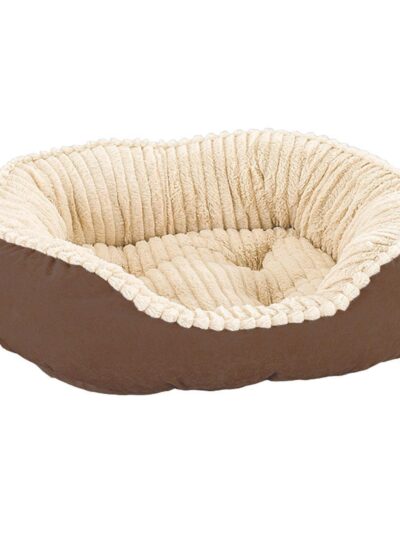 Ethical Pet Sleep Zone Carved Plush 21" Chocolate