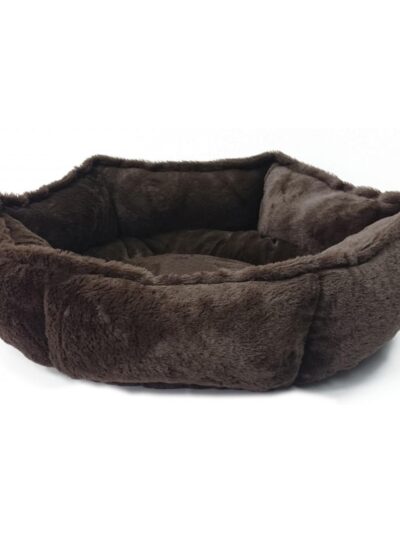 Ethical Pet Sleep Zone Hexagon Cuddler 24" Chocolate