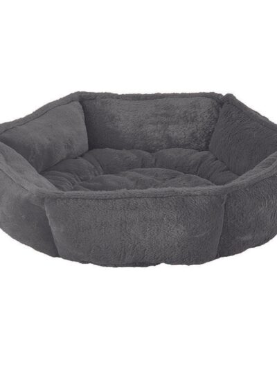 Ethical Pet Sleep Zone Hexagon Cuddler 24" Deep Gray