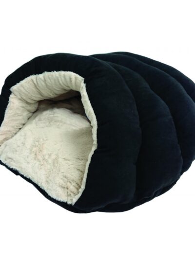 Ethical Pet Sleep Zone Cuddle Cave 22"Black