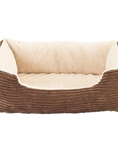 Spot Ethical Pet Corduroy Orthopedic Cuddler 27 Inch Chocolate