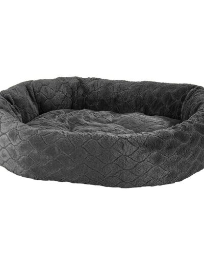 Ethical Pet Sleep Zone Diamond Cut Lounger 31" Deep Gray