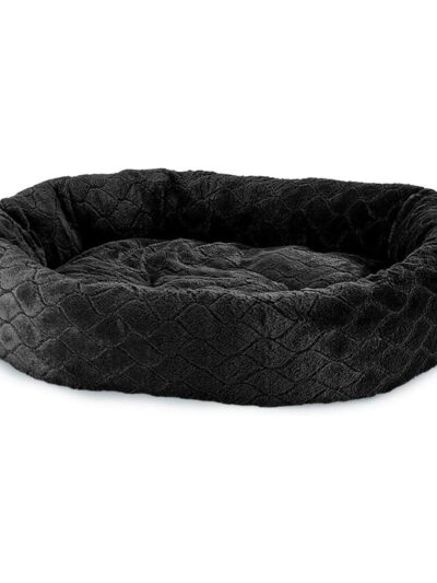 Ethical Pet Sleep Zone Diamond Cut Lounger 27" Black