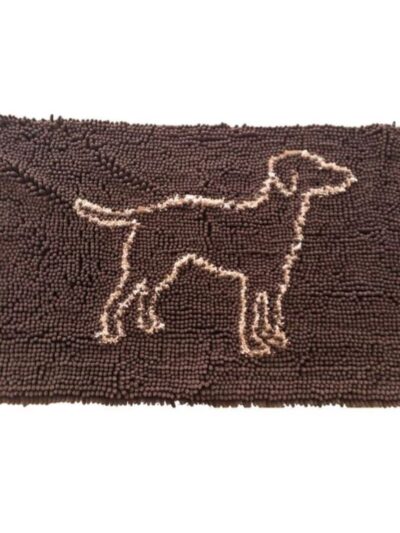 Spot 31†x 20†Brown Clean Paws Micro-fiber Mat