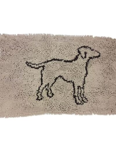 Spot 35â€ x 24â€ Tan Clean Paws Micro-fiber Mat