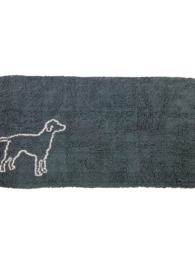 Spot 60â€ x 30â€ Gray Clean Paws Micro-fiber Runner