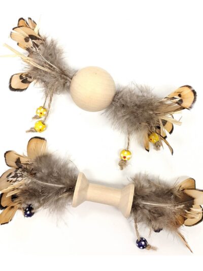 Earth Natural Wood & Feathers Assorted