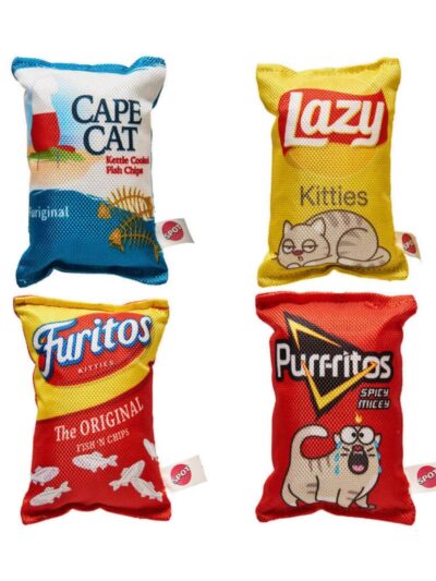 Spot Fun Food Kitty Chips Cat Toy Assorted, 1ea/5 in