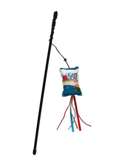 Spot Fun Food Cape Cat Wand Cat Toy 1ea/18 in