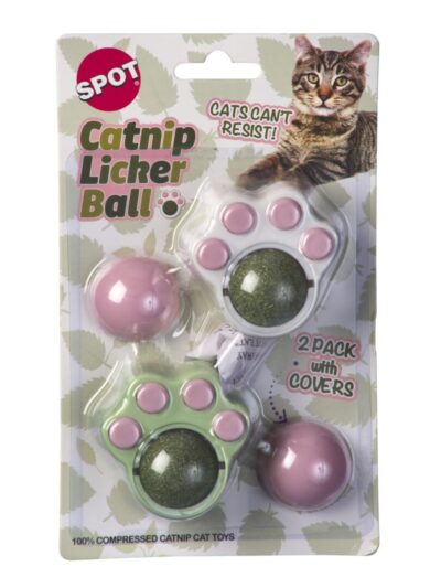 Spot Catnip Licky Ball 2 Pack