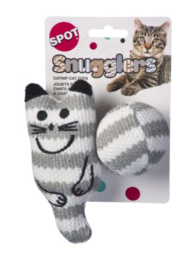Spot Snugglers Cat & Ball 2 Pack Assorted