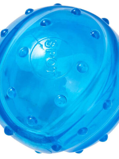 Spot Play Strong Scent-Station Ball Dog Toy Bacon Blue 1ea/3.25 in
